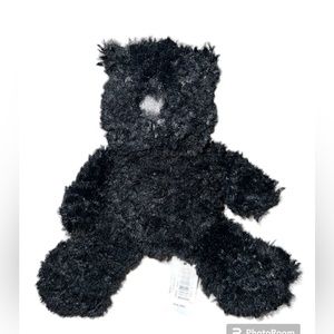 Baby Gap Stuffed Lovey Plush Brannan Black Teddy Bear Moonless Night 7.5”